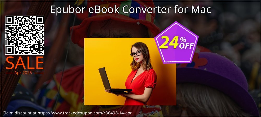 Epubor eBook Converter for Mac coupon on April Fools' Day sales