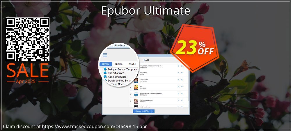 Epubor Ultimate coupon on National Walking Day offer