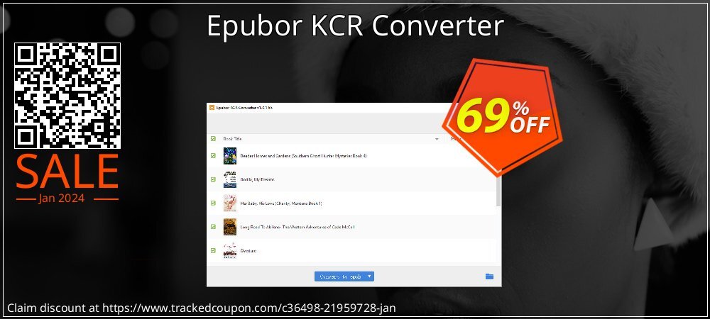 Epubor KCR Converter coupon on Easter Day discount