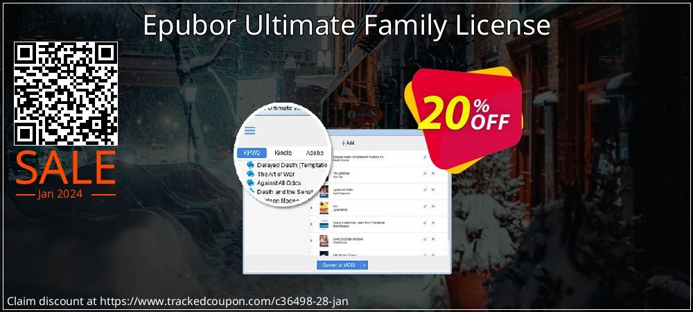 Epubor Ultimate Family License coupon on Work Like a Dog Day deals
