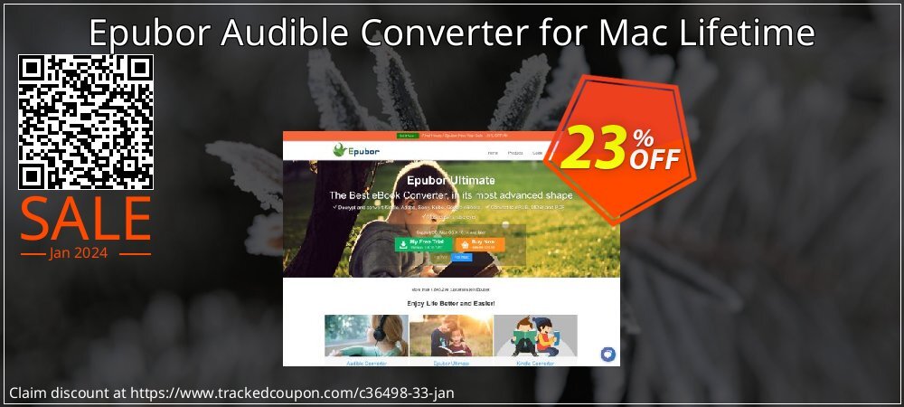 Epubor Audible Converter for Mac Lifetime coupon on World Photo Day super sale