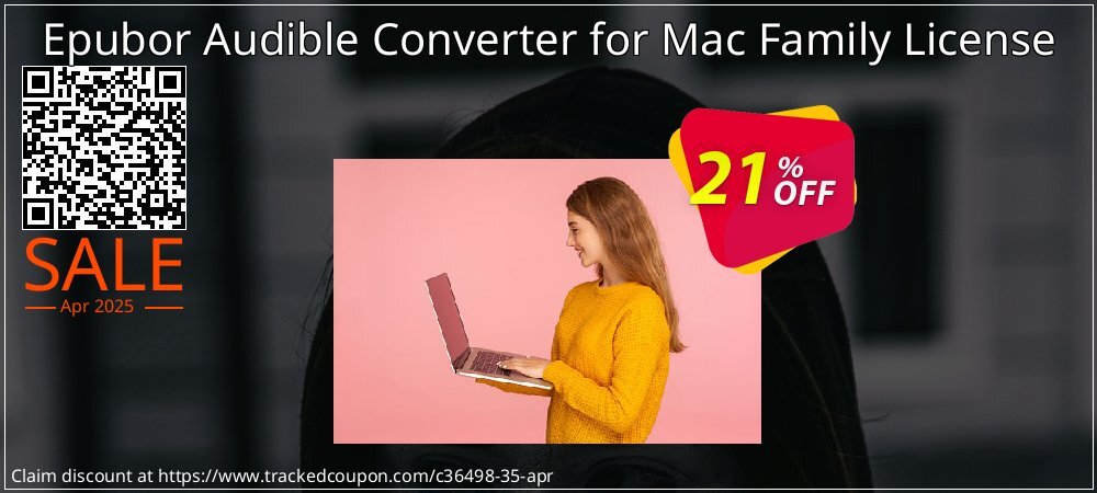 Epubor Audible Converter for Mac Family License coupon on National Walking Day offering discount