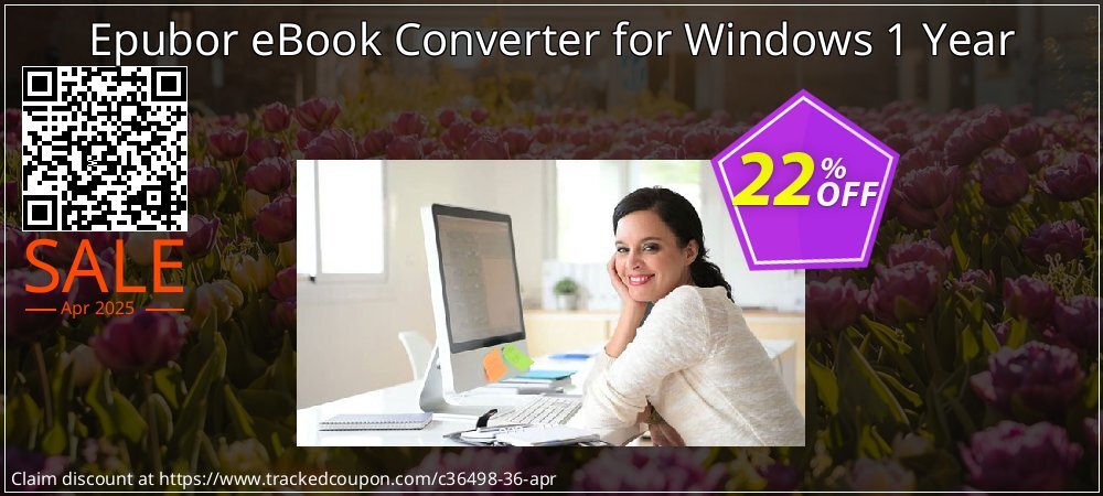 Epubor eBook Converter for Windows 1 Year coupon on World Party Day offering sales