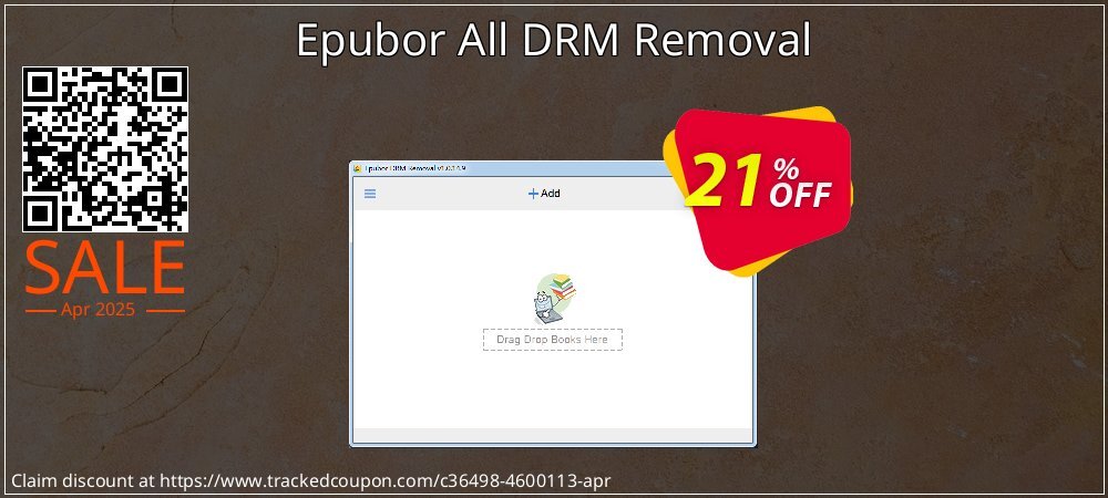 Epubor All DRM Removal coupon on Virtual Vacation Day deals