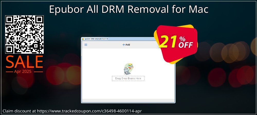 Epubor All DRM Removal for Mac coupon on World Password Day offering discount