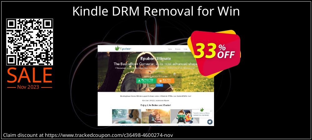 Kindle DRM Removal for Win coupon on Hug Day promotions