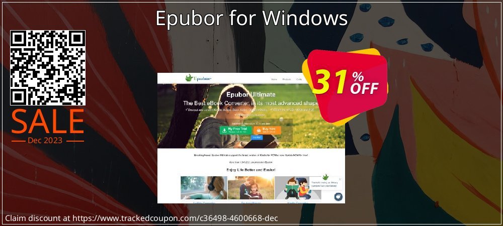 Epubor for Windows coupon on Work Like a Dog Day discount