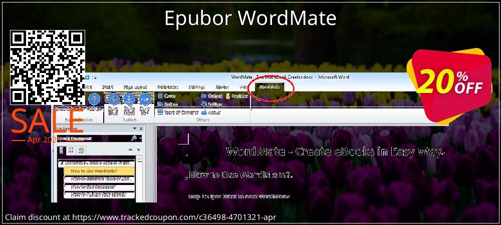 Epubor WordMate coupon on World Party Day offering sales