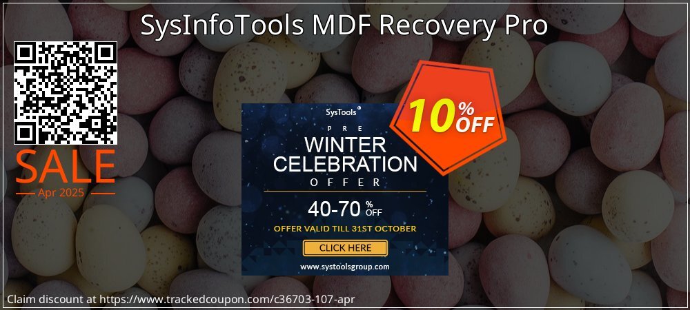 SysInfoTools MDF Recovery Pro coupon on April Fools' Day offer