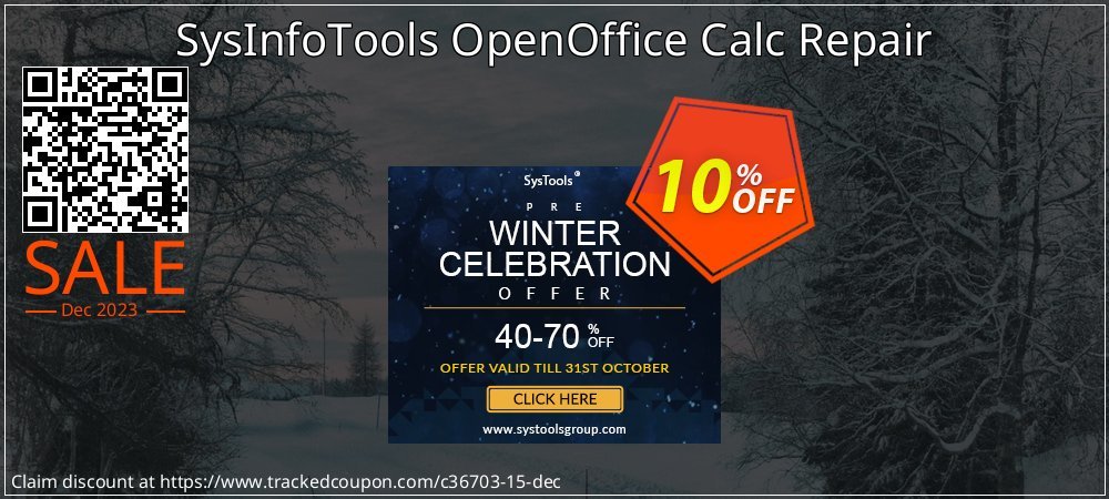 SysInfoTools OpenOffice Calc Repair coupon on National Walking Day sales