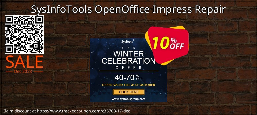 SysInfoTools OpenOffice Impress Repair coupon on Working Day discount