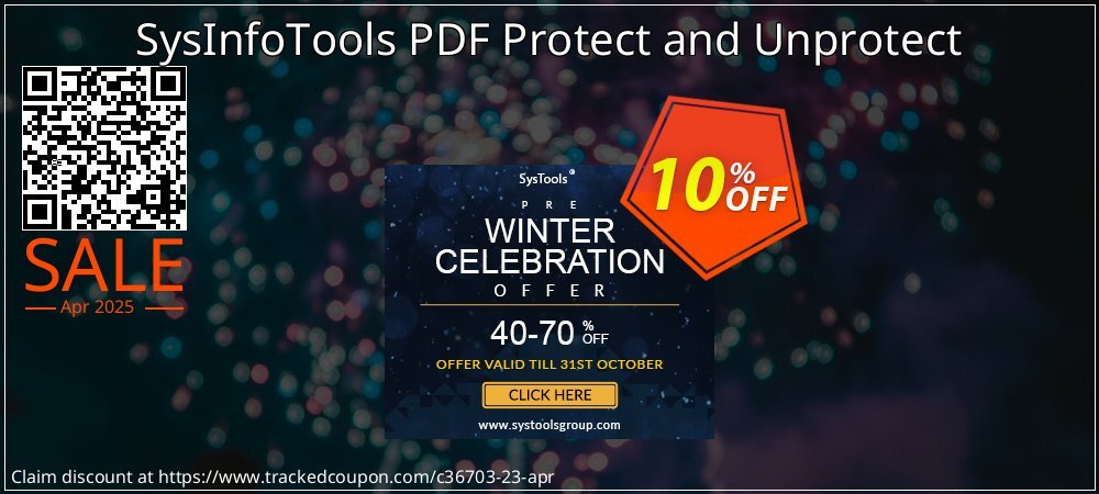 SysInfoTools PDF Protect and Unprotect coupon on Easter Day promotions