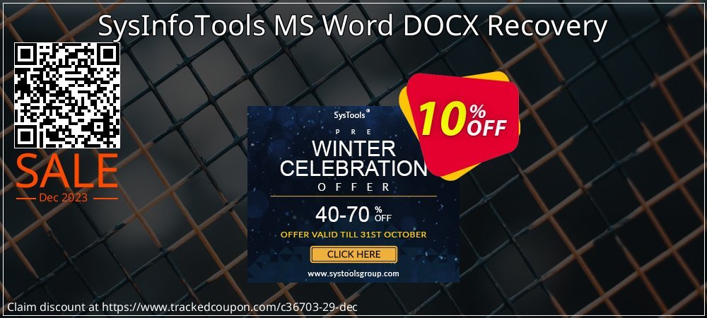 SysInfoTools MS Word DOCX Recovery coupon on World Password Day super sale