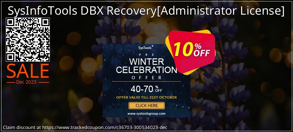 SysInfoTools DBX Recovery - Administrator License  coupon on Constitution Memorial Day super sale