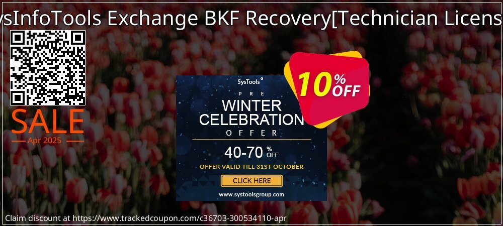 SysInfoTools Exchange BKF Recovery - Technician License  coupon on Mother Day discount