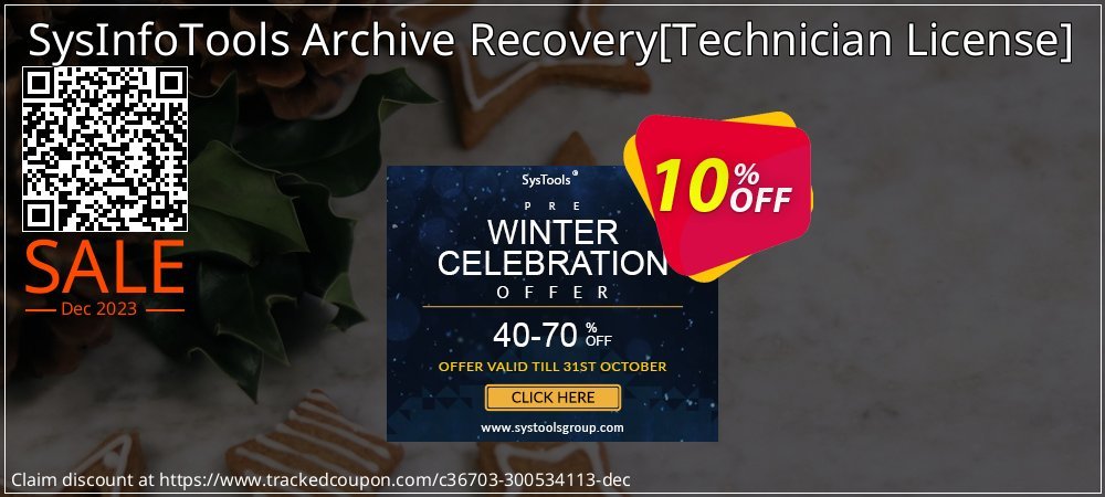 SysInfoTools Archive Recovery - Technician License  coupon on Easter Day offering sales