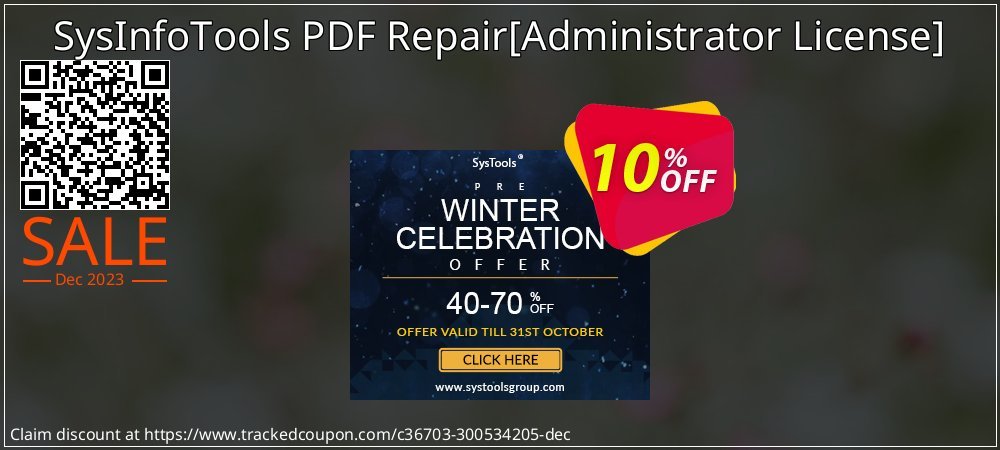 SysInfoTools PDF Repair - Administrator License  coupon on National Walking Day discounts