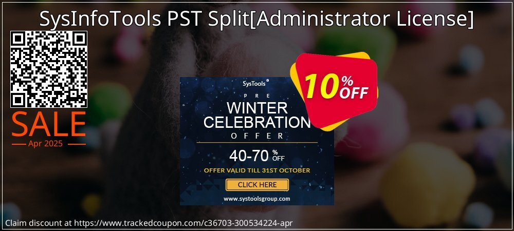 SysInfoTools PST Split - Administrator License  coupon on World Password Day sales