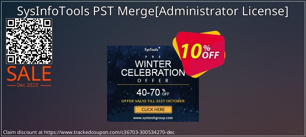 SysInfoTools PST Merge - Administrator License  coupon on National Walking Day sales