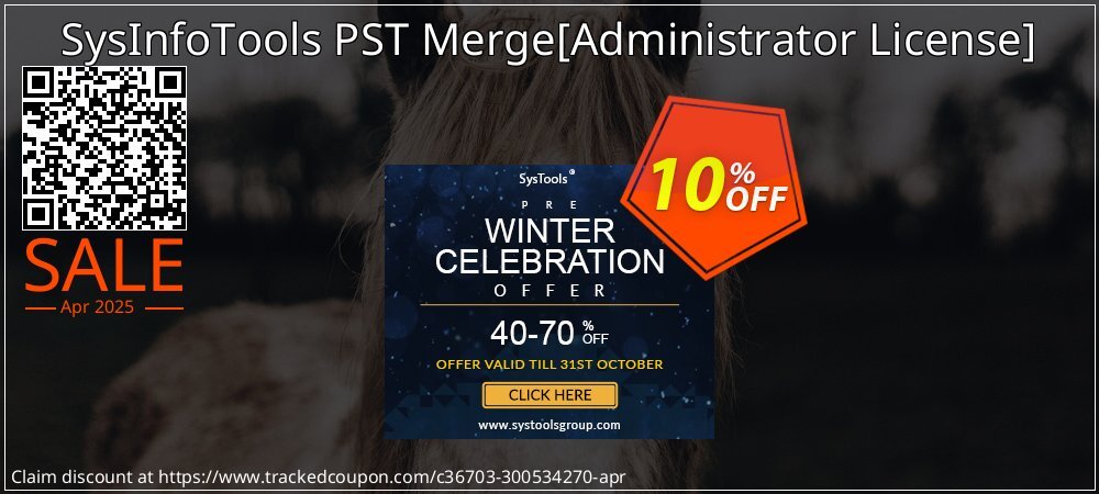 SysInfoTools PST Merge - Administrator License  coupon on National Walking Day sales