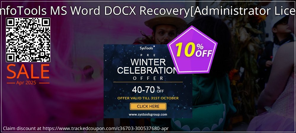 SysInfoTools MS Word DOCX Recovery - Administrator License  coupon on Mother Day sales