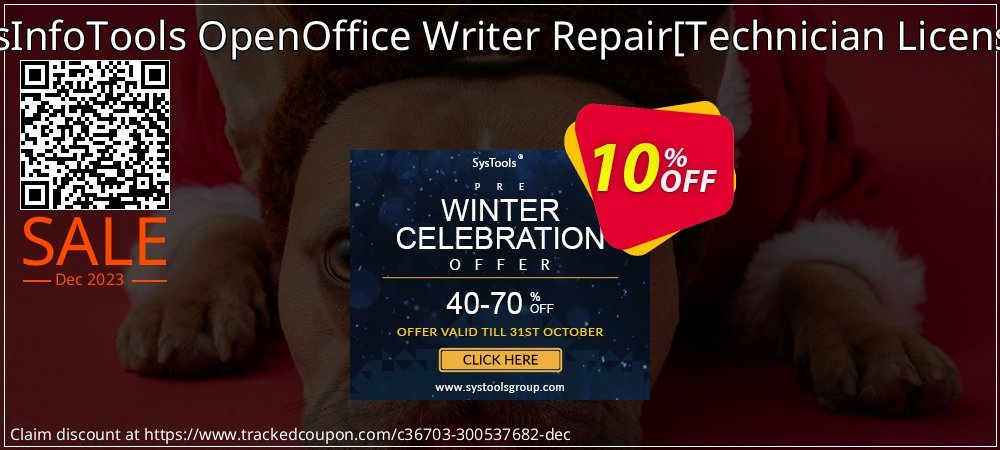 SysInfoTools OpenOffice Writer Repair - Technician License  coupon on April Fools Day sales