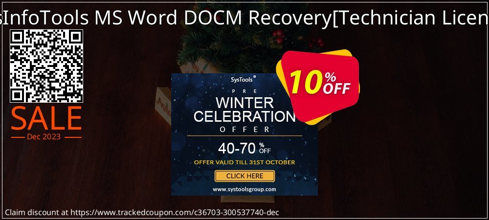 SysInfoTools MS Word DOCM Recovery - Technician License  coupon on Mother Day super sale