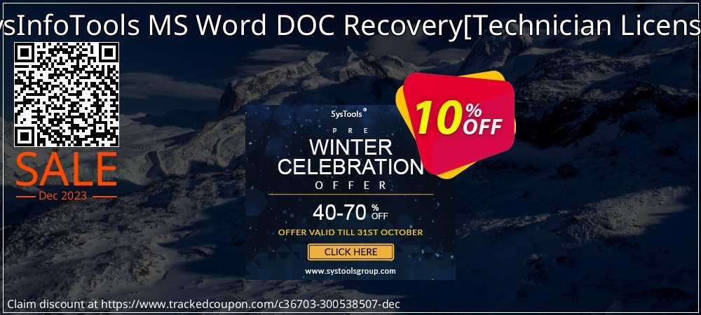 SysInfoTools MS Word DOC Recovery - Technician License  coupon on April Fools Day super sale