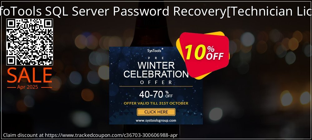 SysInfoTools SQL Server Password Recovery - Technician License  coupon on Easter Day discounts