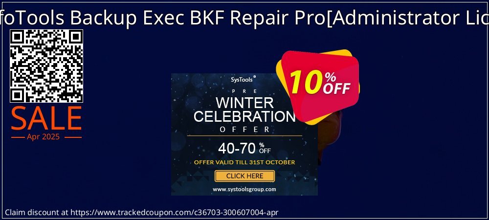 SysInfoTools Backup Exec BKF Repair Pro - Administrator License  coupon on World Password Day super sale