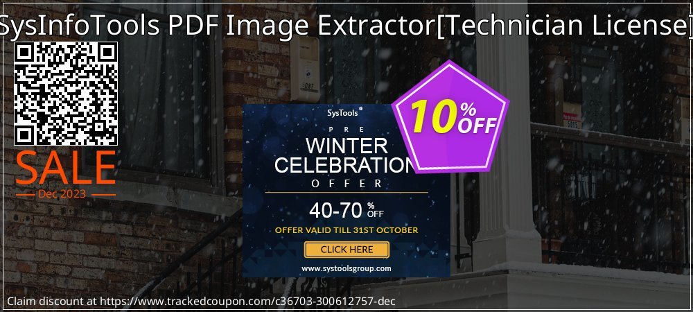 SysInfoTools PDF Image Extractor - Technician License  coupon on April Fools' Day discounts