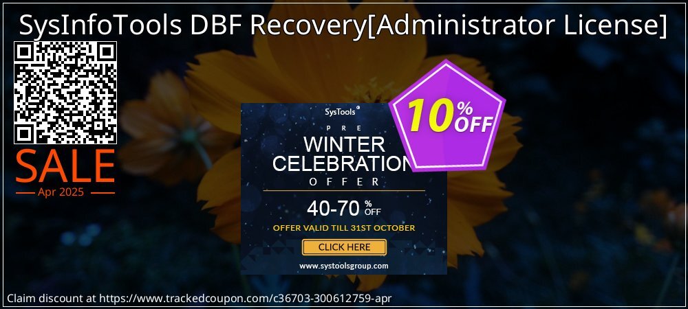 SysInfoTools DBF Recovery - Administrator License  coupon on World Password Day deals