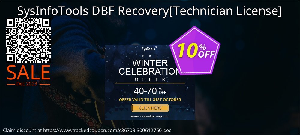 SysInfoTools DBF Recovery - Technician License  coupon on World Backup Day sales