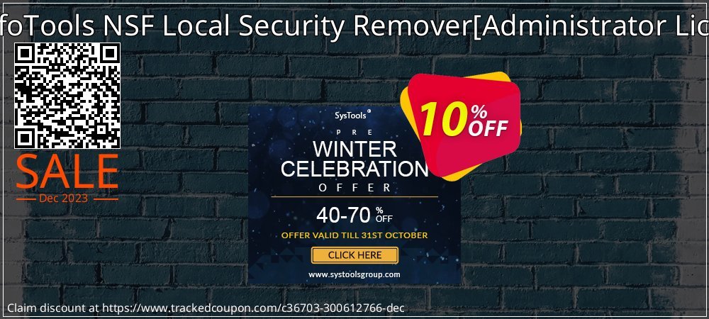 SysInfoTools NSF Local Security Remover - Administrator License  coupon on World Party Day discounts