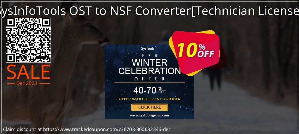 SysInfoTools OST to NSF Converter - Technician License  coupon on National Loyalty Day offering discount