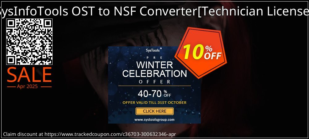 SysInfoTools OST to NSF Converter - Technician License  coupon on World Party Day discount