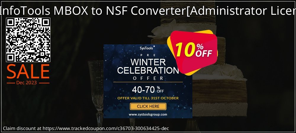 SysInfoTools MBOX to NSF Converter - Administrator License  coupon on National Walking Day discount