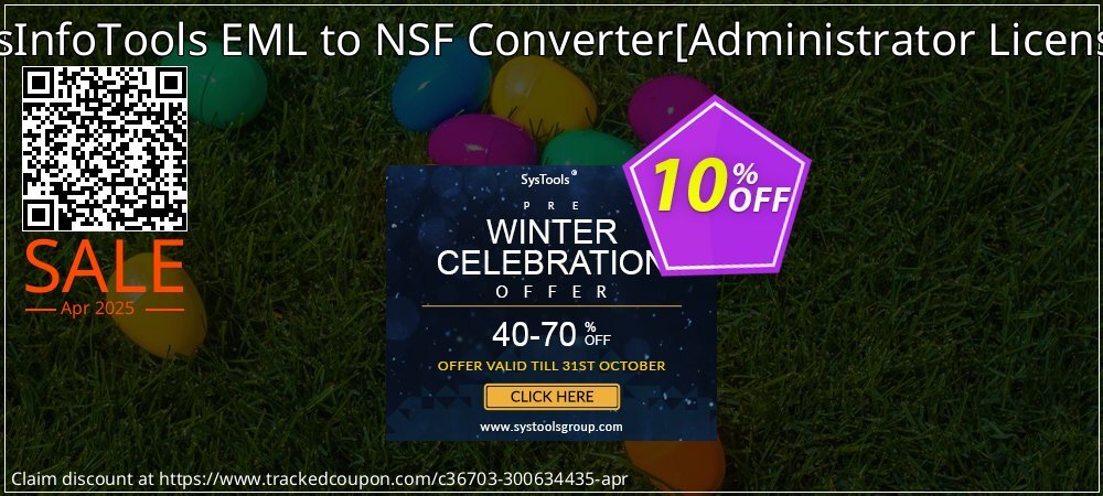 SysInfoTools EML to NSF Converter - Administrator License  coupon on National Walking Day offering discount