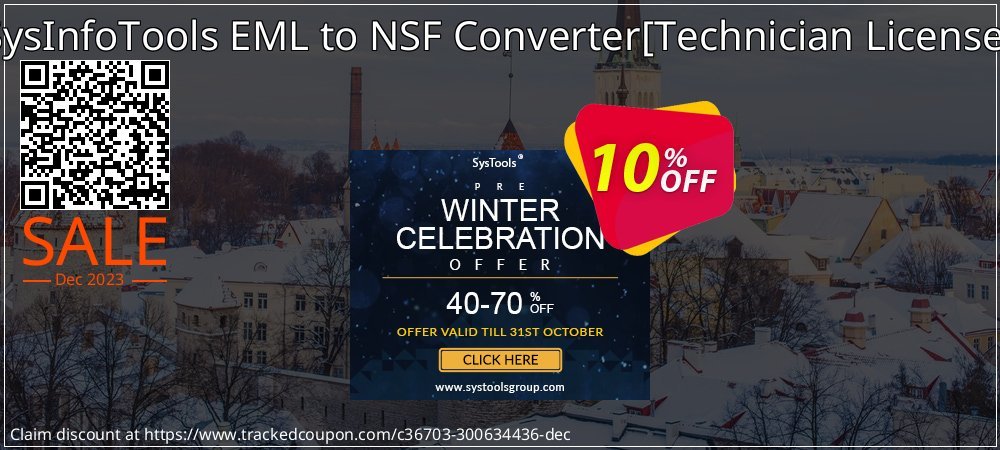 SysInfoTools EML to NSF Converter - Technician License  coupon on World Whisky Day super sale
