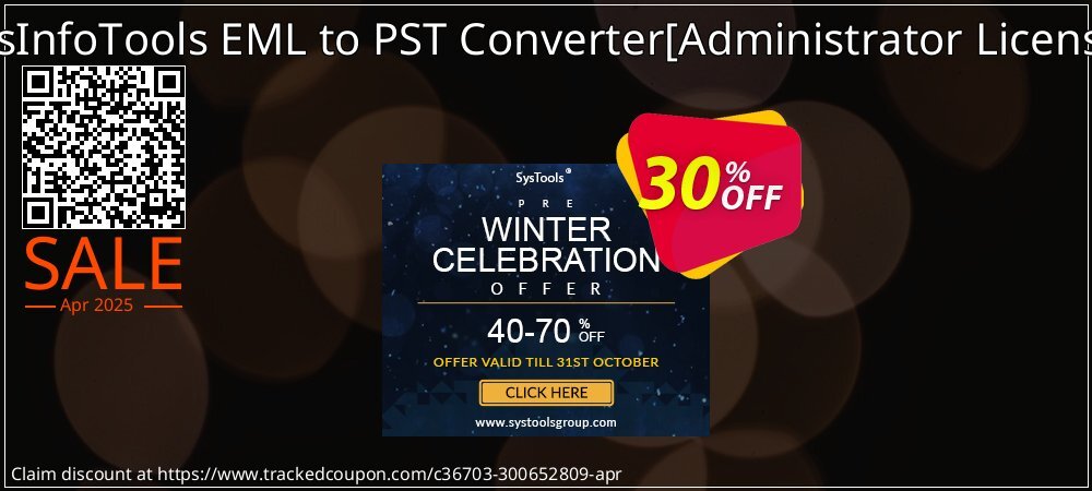 SysInfoTools EML to PST Converter - Administrator License  coupon on World Password Day deals