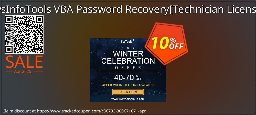 SysInfoTools VBA Password Recovery - Technician License  coupon on National Loyalty Day offer