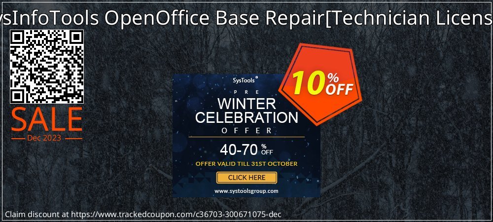 SysInfoTools OpenOffice Base Repair - Technician License  coupon on Mother Day super sale