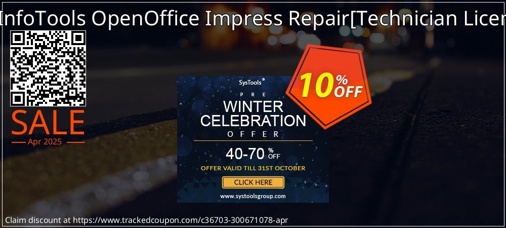 SysInfoTools OpenOffice Impress Repair - Technician License  coupon on National Pizza Party Day sales