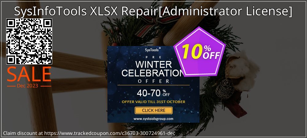 SysInfoTools XLSX Repair - Administrator License  coupon on National Loyalty Day sales