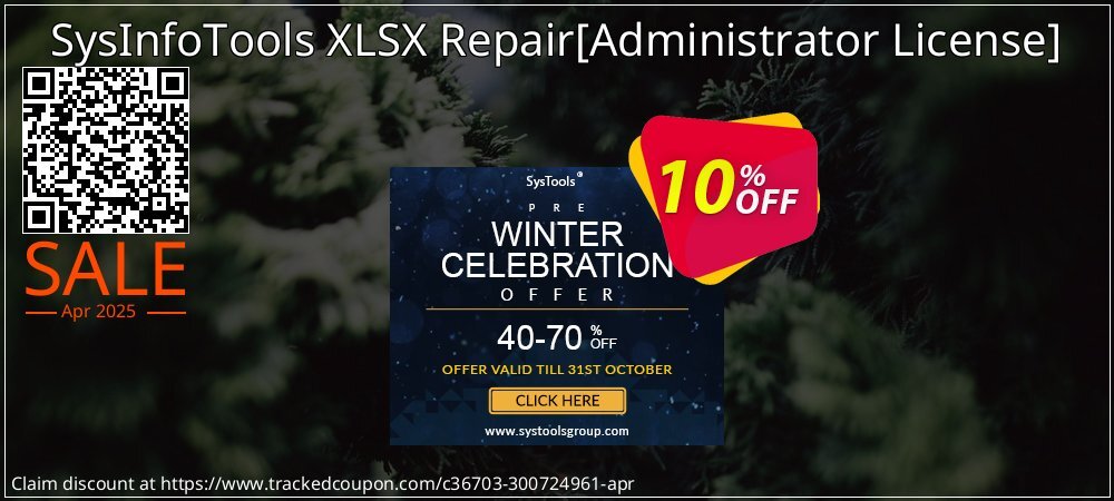 SysInfoTools XLSX Repair - Administrator License  coupon on National Loyalty Day sales