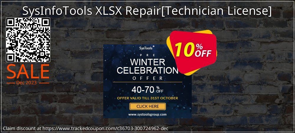 SysInfoTools XLSX Repair - Technician License  coupon on April Fools' Day sales