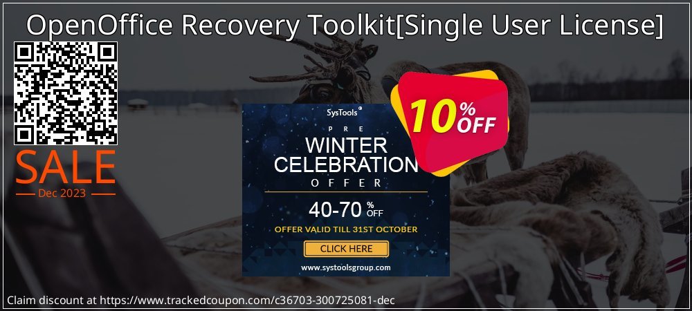 OpenOffice Recovery Toolkit - Single User License  coupon on World Party Day offer