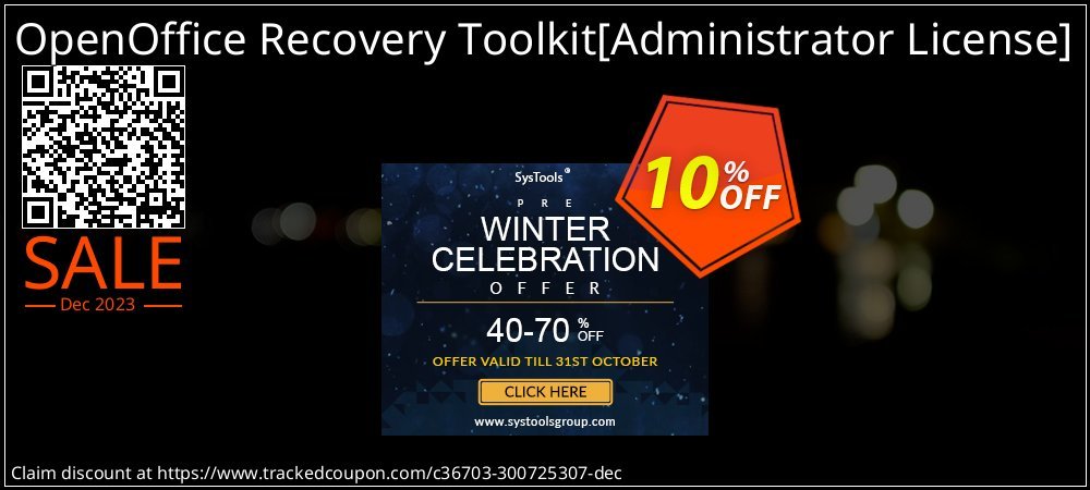 OpenOffice Recovery Toolkit - Administrator License  coupon on Working Day offering discount