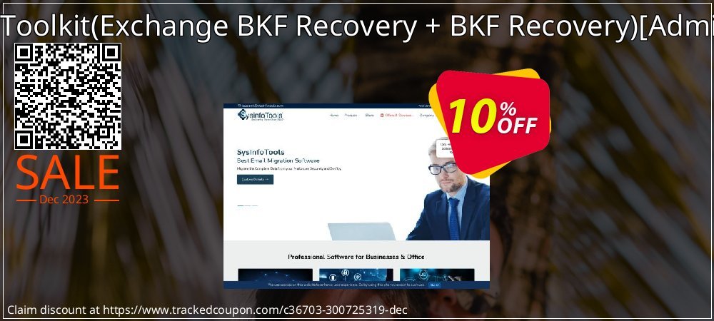 Backup Recovery Toolkit - Exchange BKF Recovery + BKF Recovery - Administrator License  coupon on Tell a Lie Day super sale