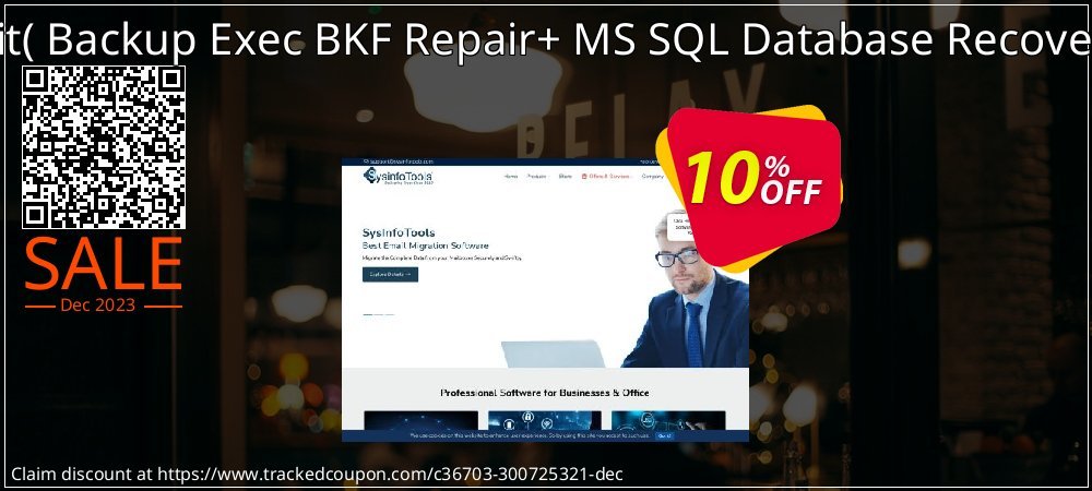 Backup Recovery Toolkit - Backup Exec BKF Repair+ MS SQL Database Recovery - Single User License  coupon on Palm Sunday discounts